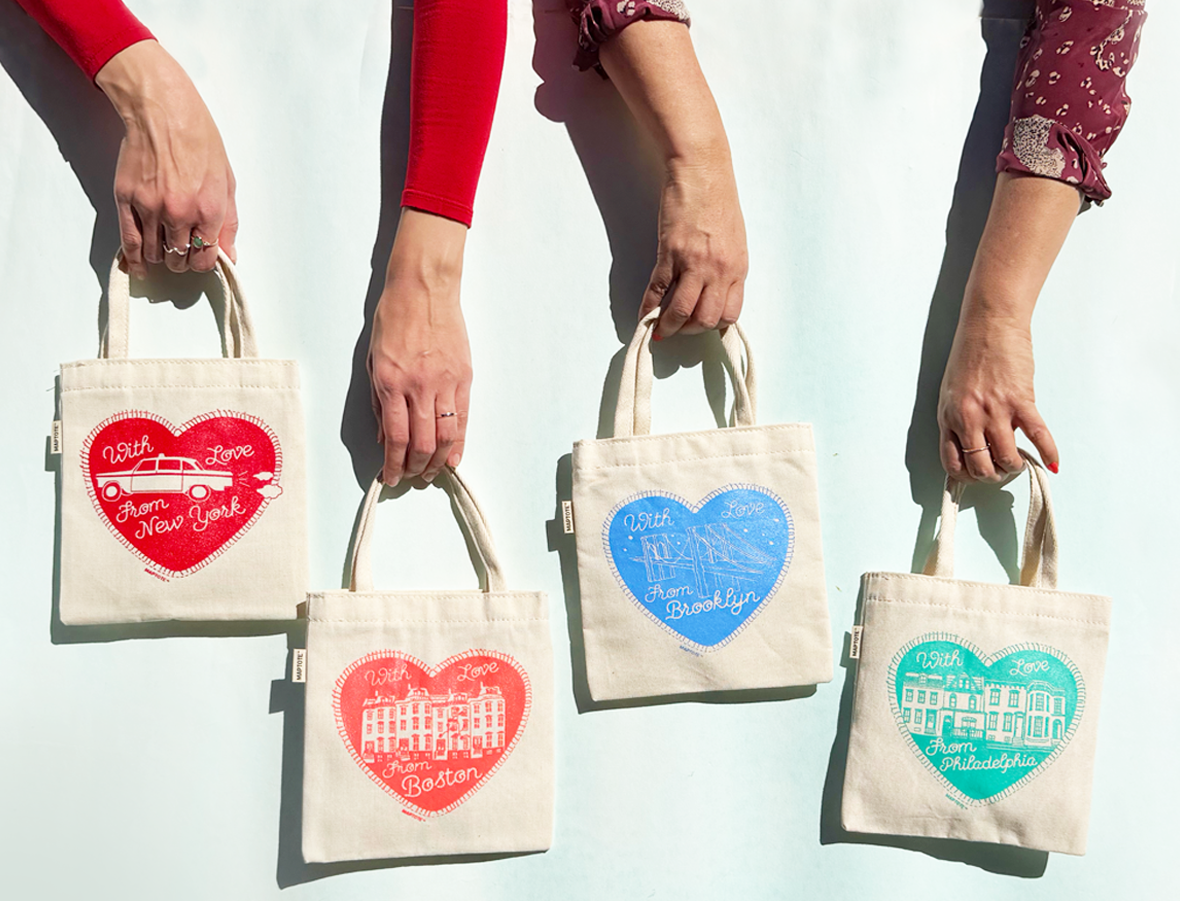 Tiny Tote Bags - Map-Themed Mini Totes & Gifts | Maptote