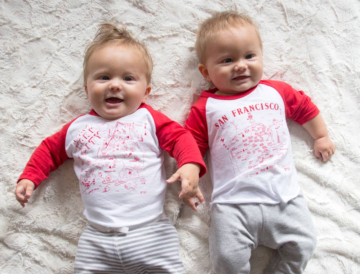 San Francisco Baby Baseball Tee