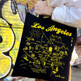 Los Angeles Black Everyday Tote