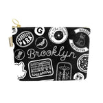 Brooklyn Pins & Patches Zipped Pouch