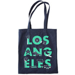 Los Angeles Font Denim Tote