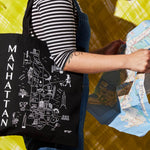 Manhattan Black Everyday Tote