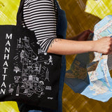 Manhattan Black Everyday Tote