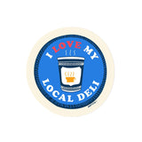 New York City I Love My Local Deli Coffee Cup Sticker