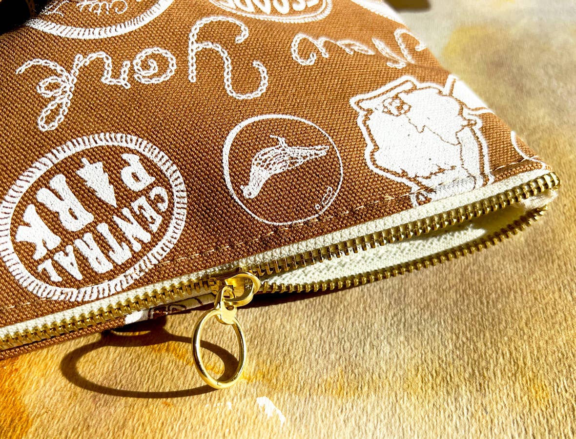 New York City Pins & Patches Zipped Pouch