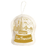 San Francisco Ornament - Gold