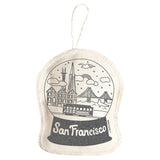 San Francisco Ornament - Silver