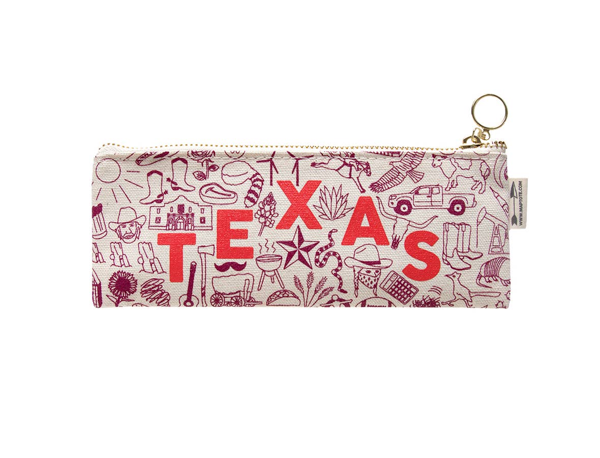 Texas Pencil Pouch
