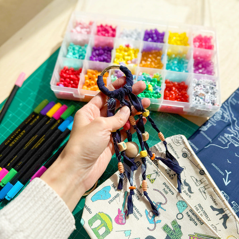 Get Crafty DIY: Bandana Charm and Color Your Pouch