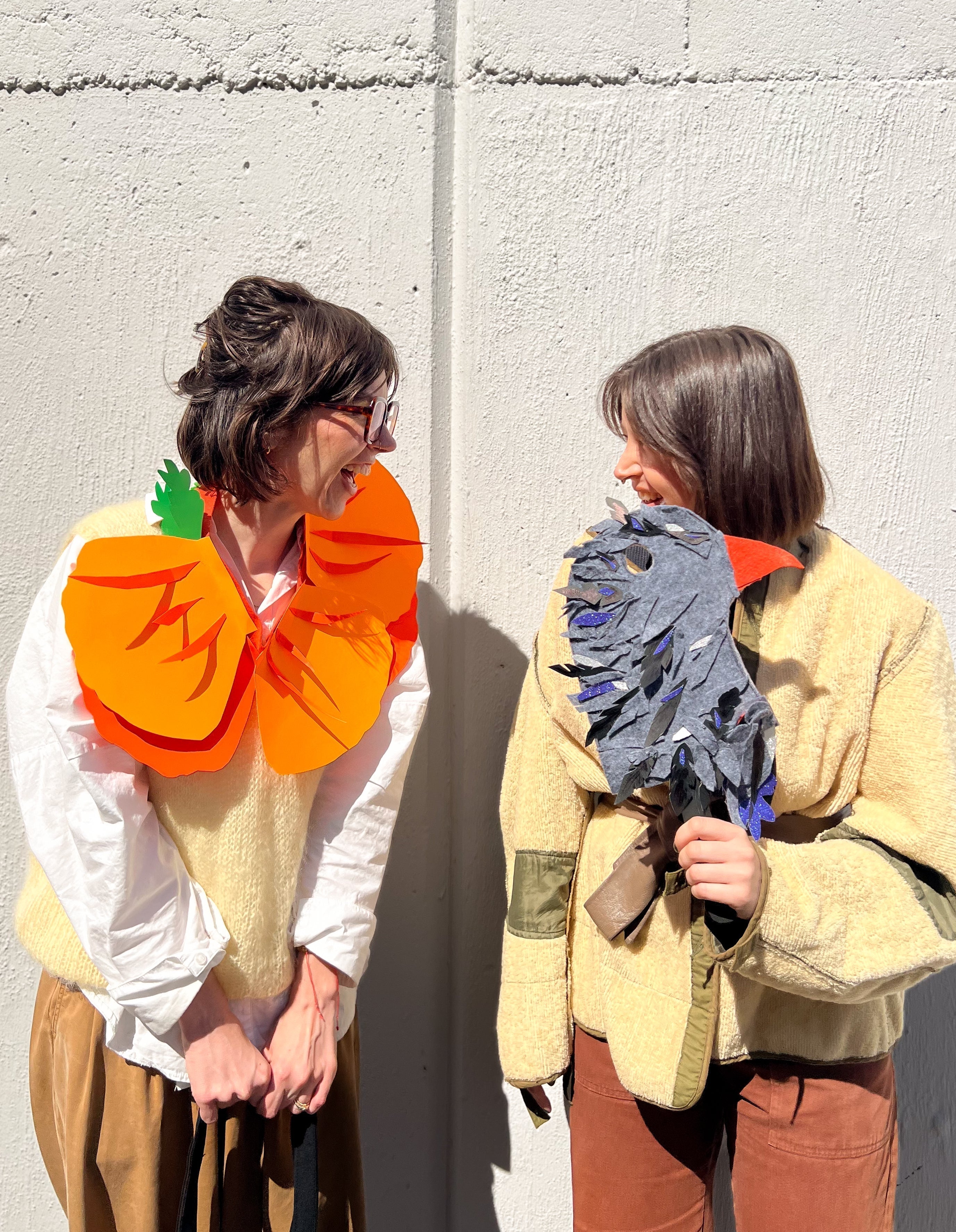 Halloween DIY: New York City Pigeon or California Poppy Flower Collar