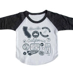 California Pins & Patches Baby Baseball Tee