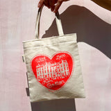 Boston Heart Tiny Tote