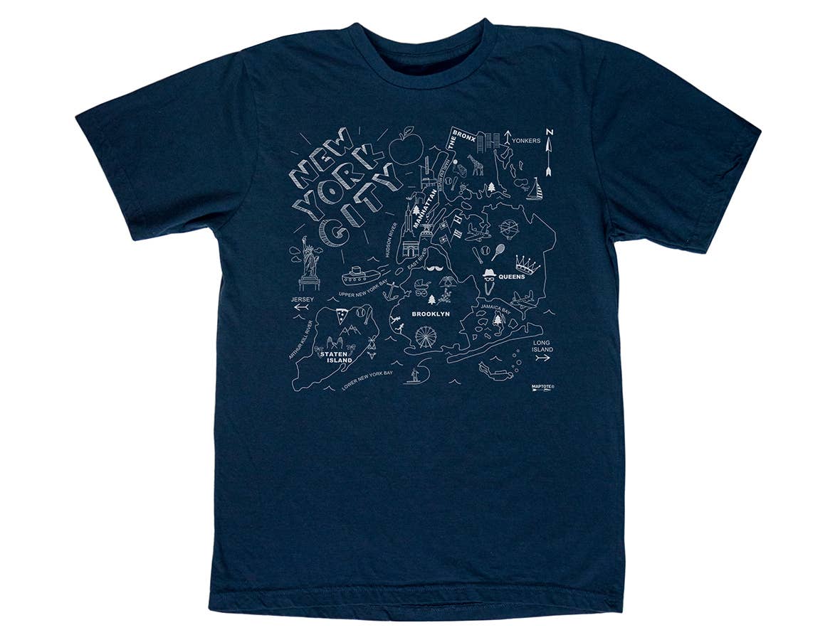 New York City Adult Tee - Navy