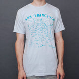 San Francisco Adult Tee - Silver