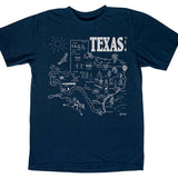 Texas Adult Tee - Navy