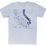 California Adult Tee - Silver
