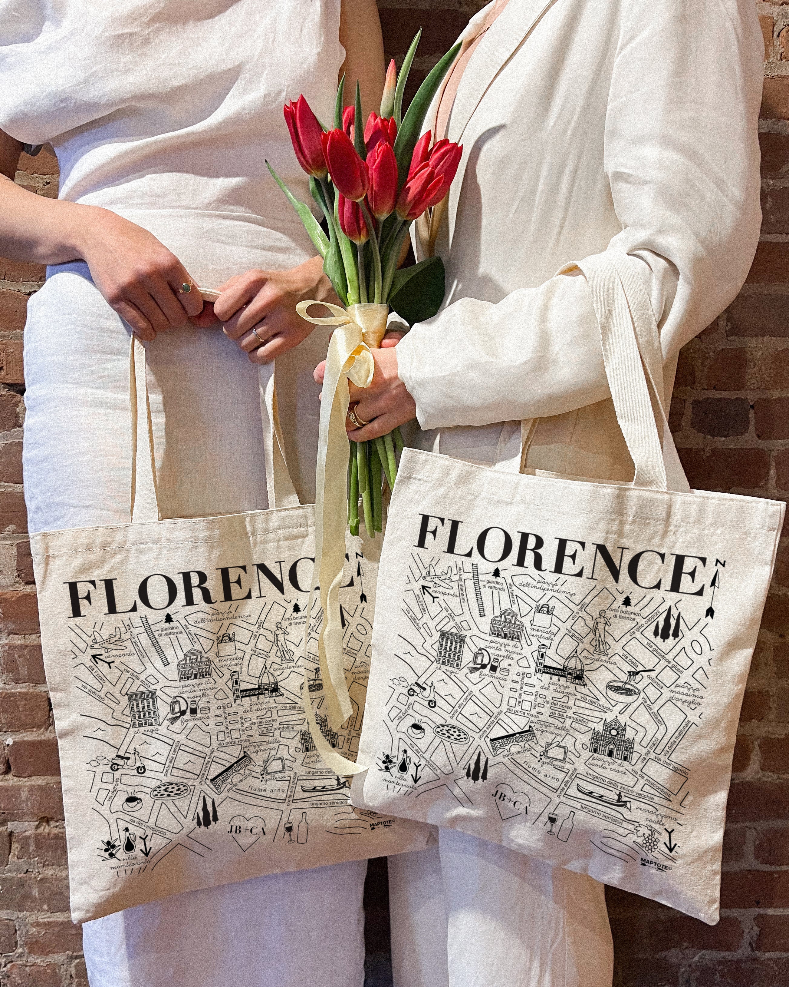 Los Angeles Font Grocery Cotton Canvas Tote – Maptote