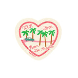 Los Angeles With Love Palm Trees Sticker