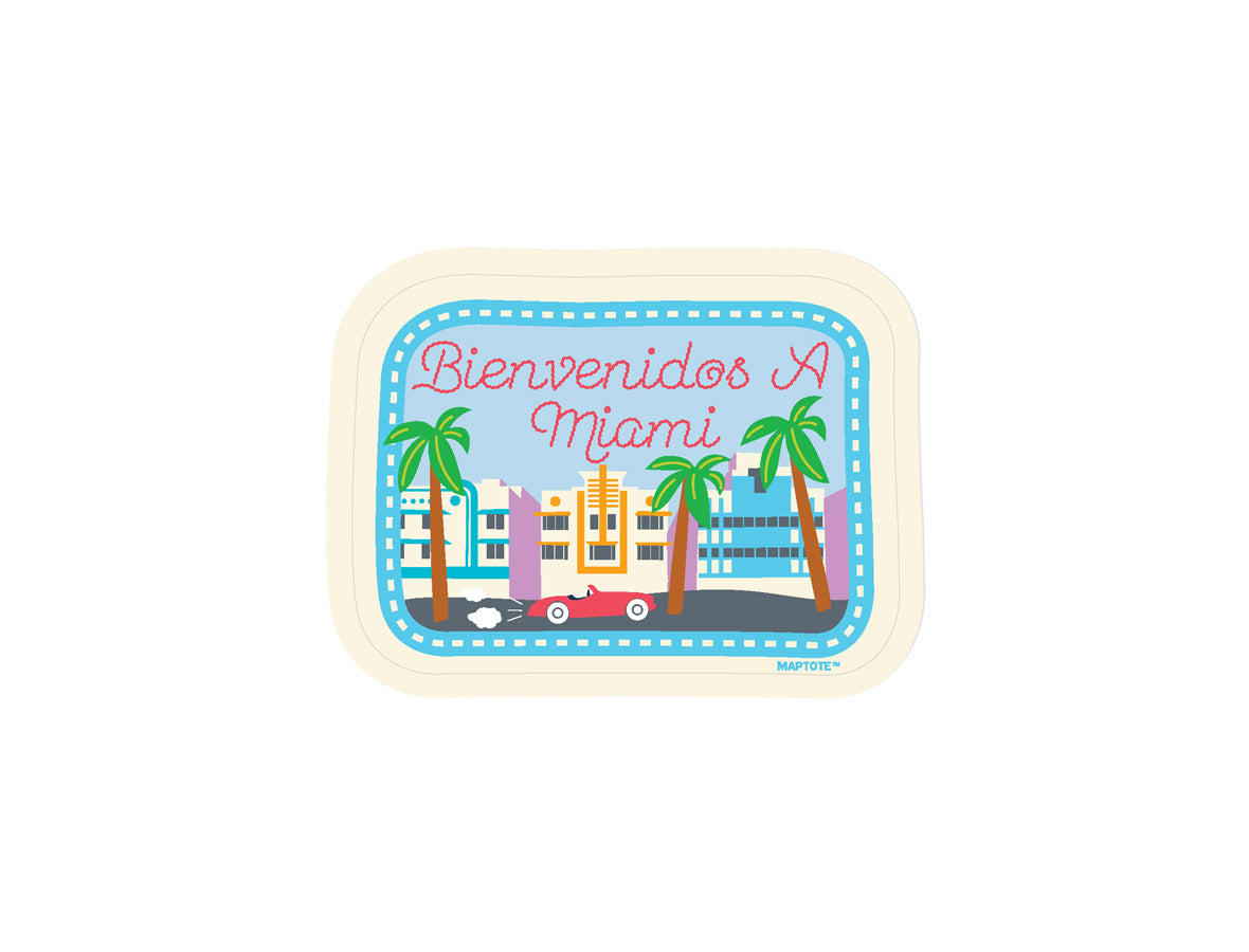 Bienvenidos A Miami Sticker