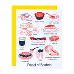 Boston Foodie Greeting Card