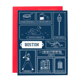 Boston Frames Greeting Card