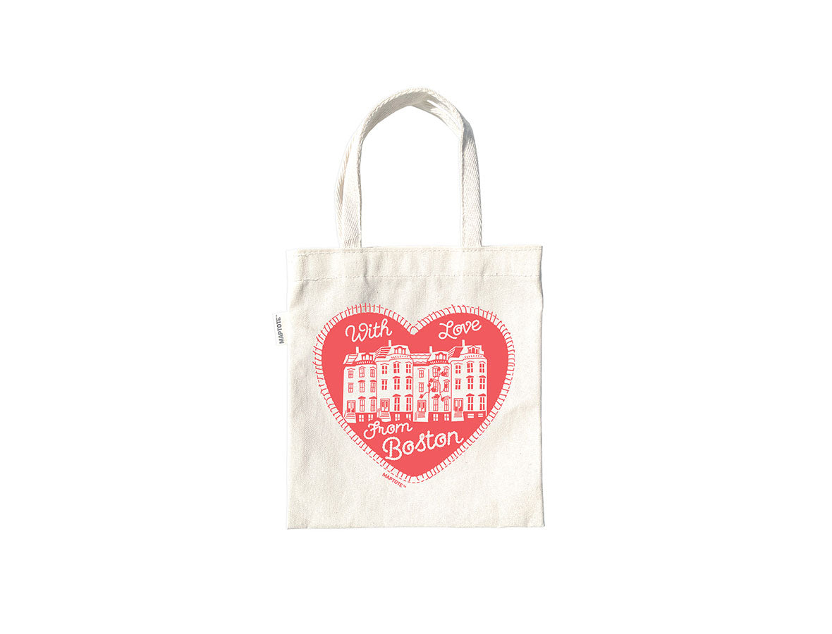 Boston Heart Tiny Tote