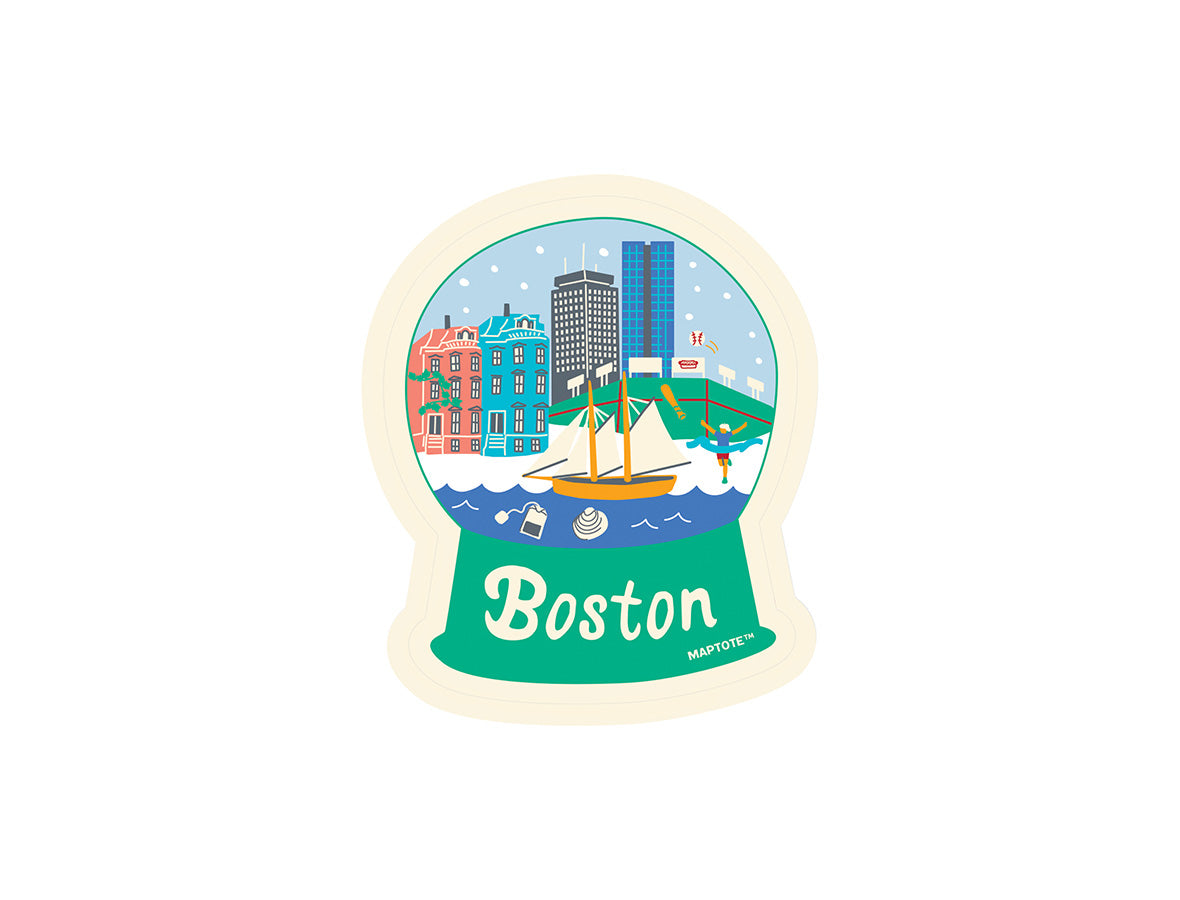 Boston Snowglobe Sticker