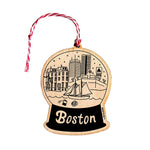 Boston Wood Ornament