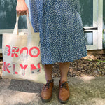 Brooklyn Font Grocery Tote
