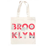 Brooklyn Font Grocery Tote