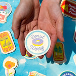 California Donut Worry Sticker