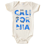 California Font Baby One-Piece