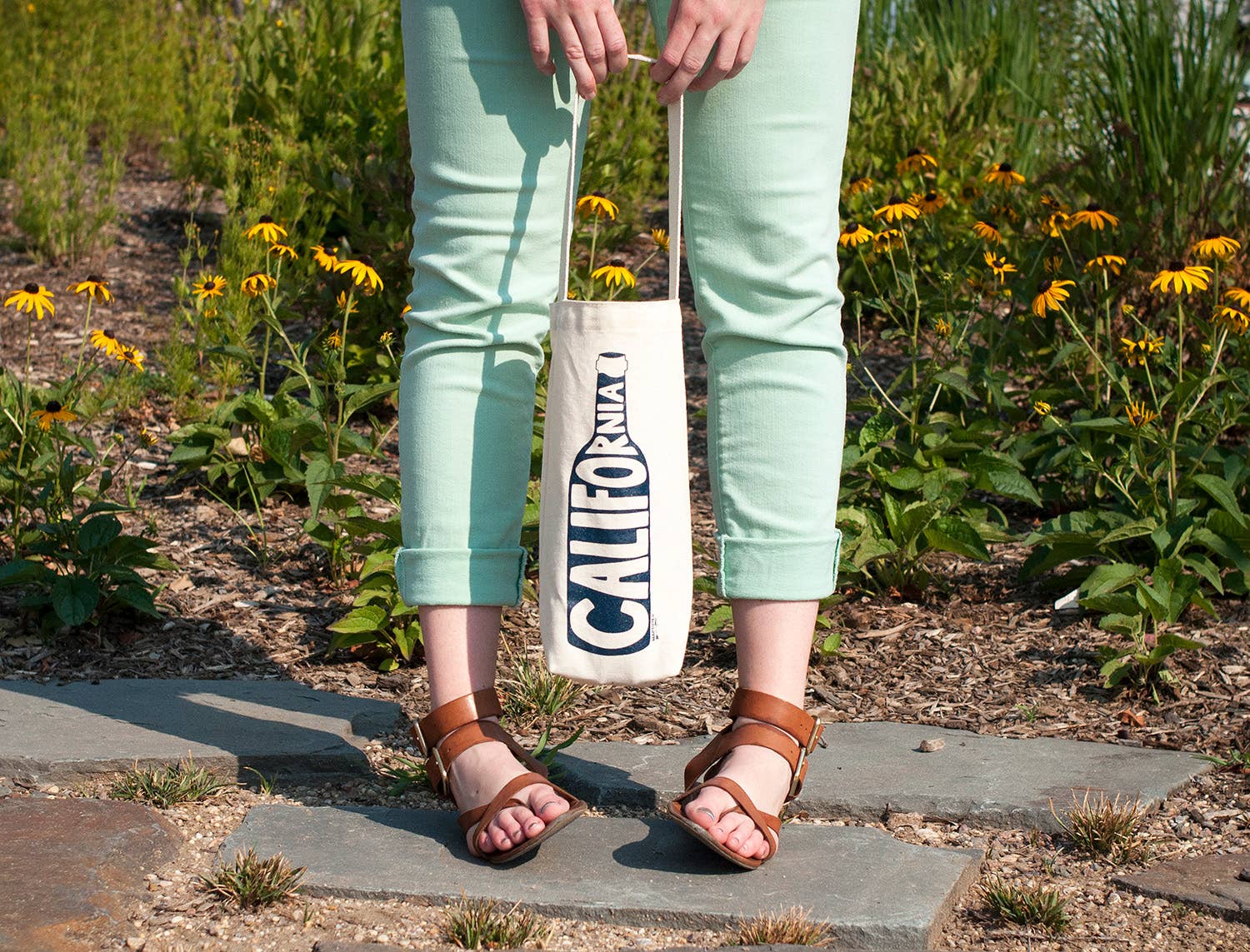California Single Wine Totes