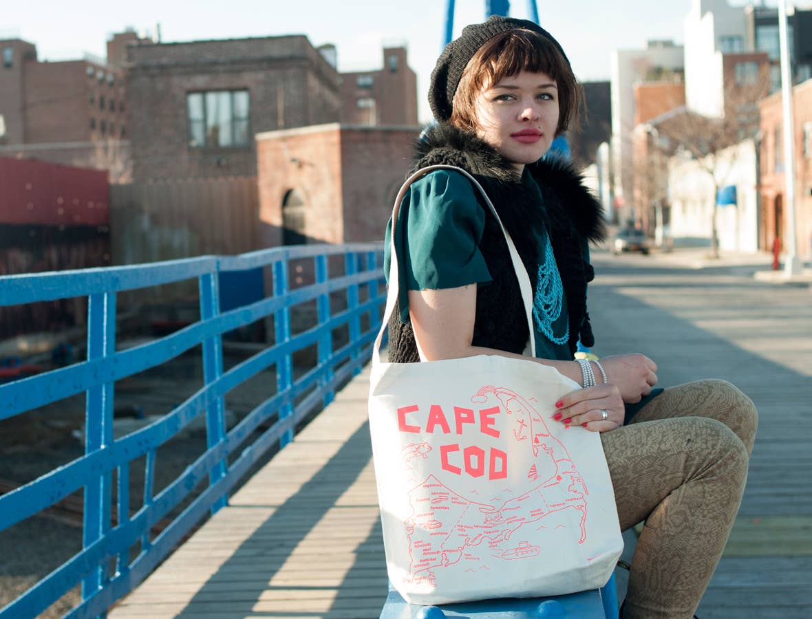 Cape Cod Natural Hobo Tote