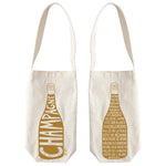 Champagne Single Wine Totes