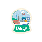Chicago Snowglobe Sticker