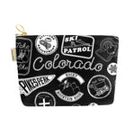 Colorado Pins & Patches Zipped Pouch