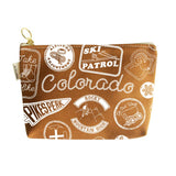Colorado Pins & Patches Zipped Pouch