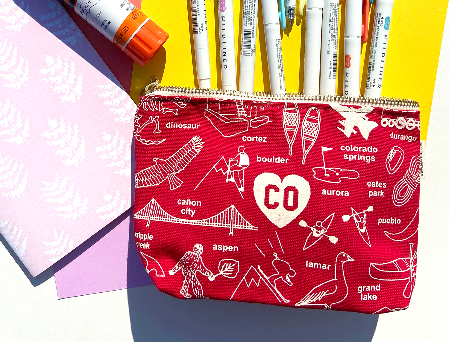 Colorado Zipped Pouch