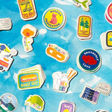 Los Angeles Hang Loose Sticker