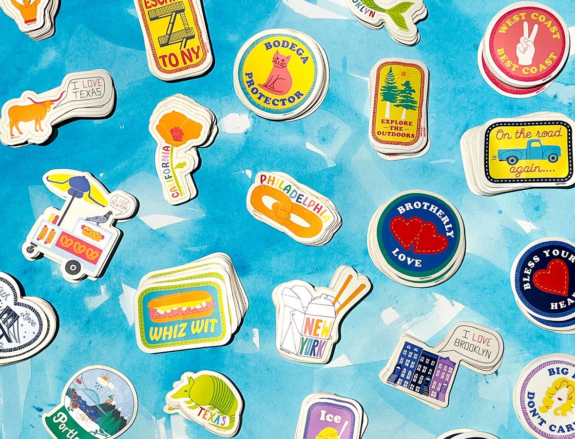 Los Angeles Hang Loose Sticker