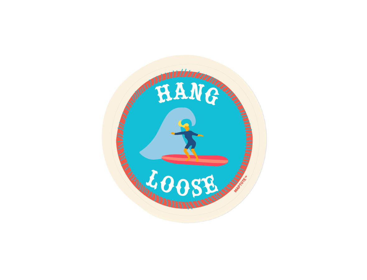 Los Angeles Hang Loose Sticker