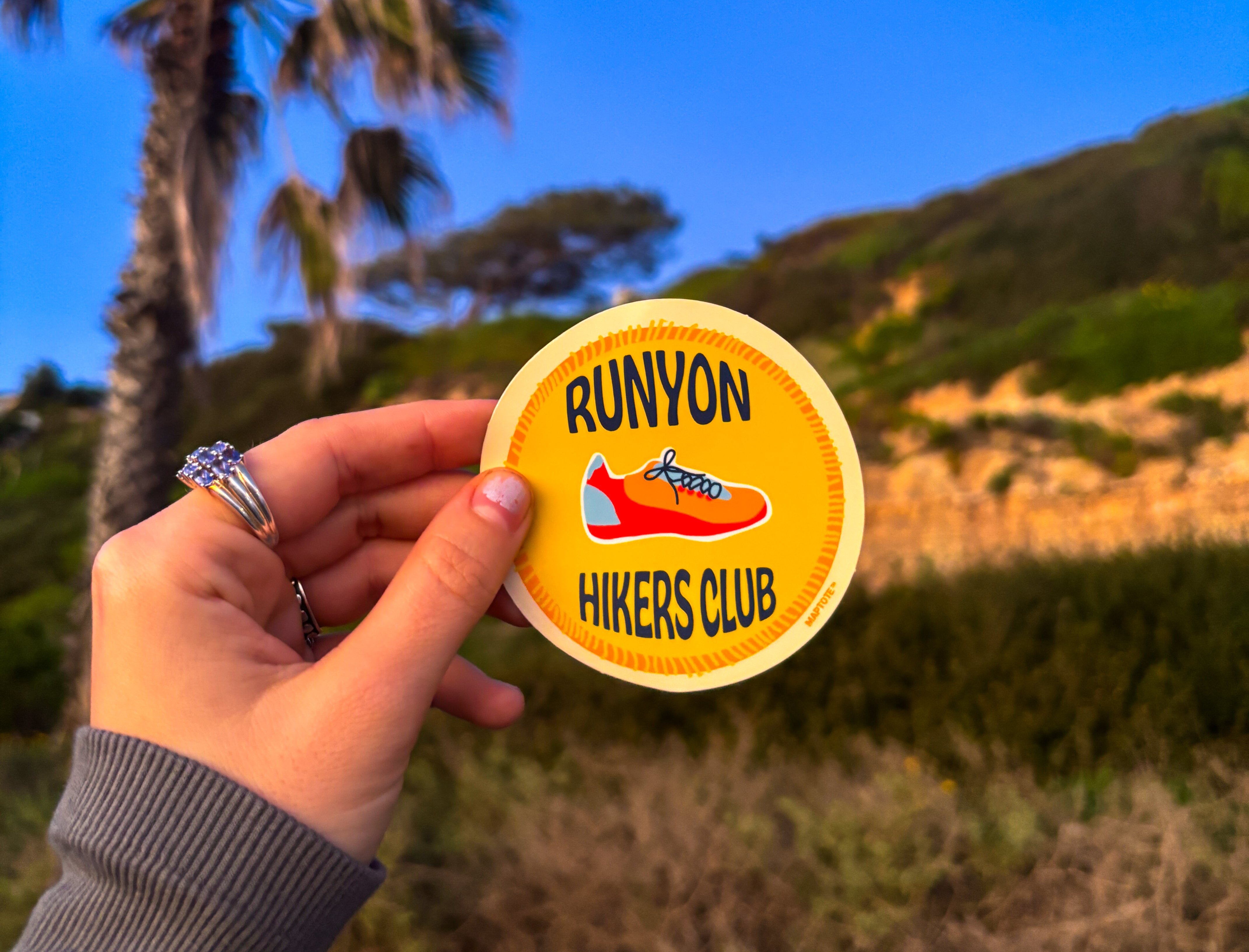 Los Angeles Runyon Hikers Club Sticker