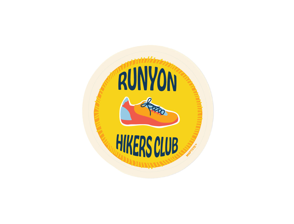 Los Angeles Runyon Hikers Club Sticker