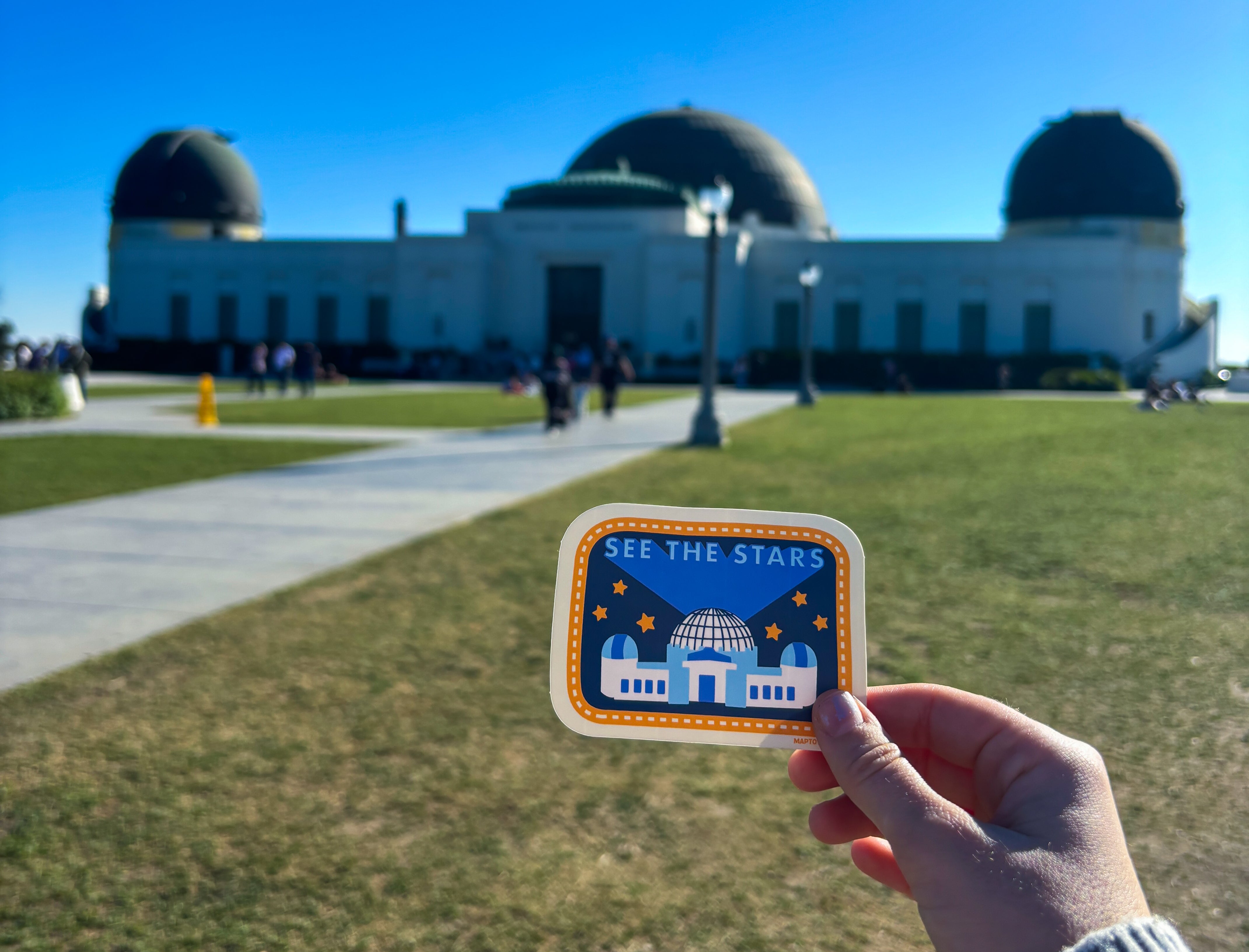 Los Angeles See The Stars Sticker