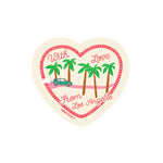 Los Angeles With Love Palm Trees Sticker