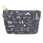Los Angeles Zipped Pouch