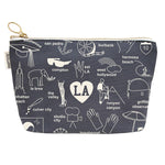 Los Angeles Zipped Pouch