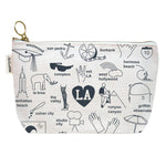 Los Angeles Zipped Pouch