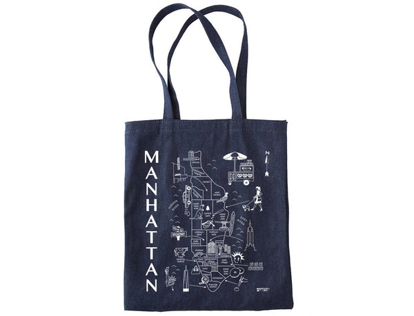 バッグ 19SS Gonz Map Denim Tote 19SS Gonz Map Denim Tote